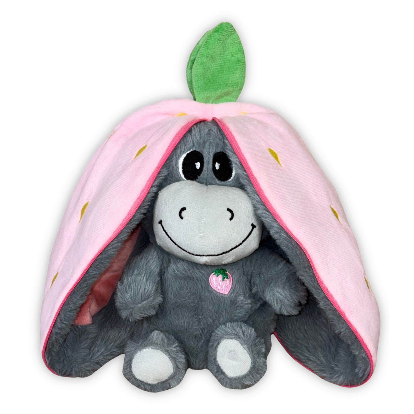 Peluche de burro que respira